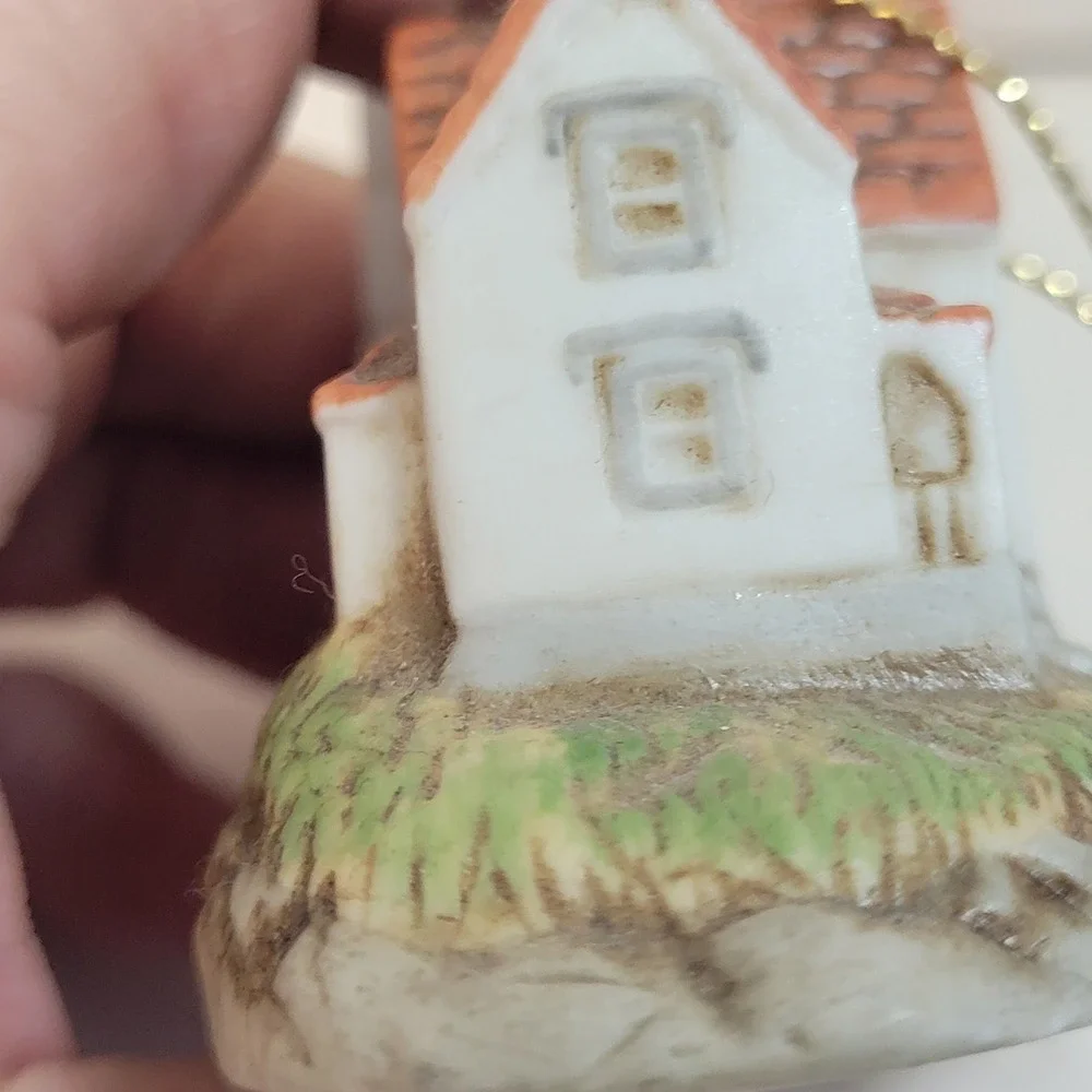 Lefton Cape Neddick Lighthouse Ornament 11508 Vintage 1997 Porcelain Nautical